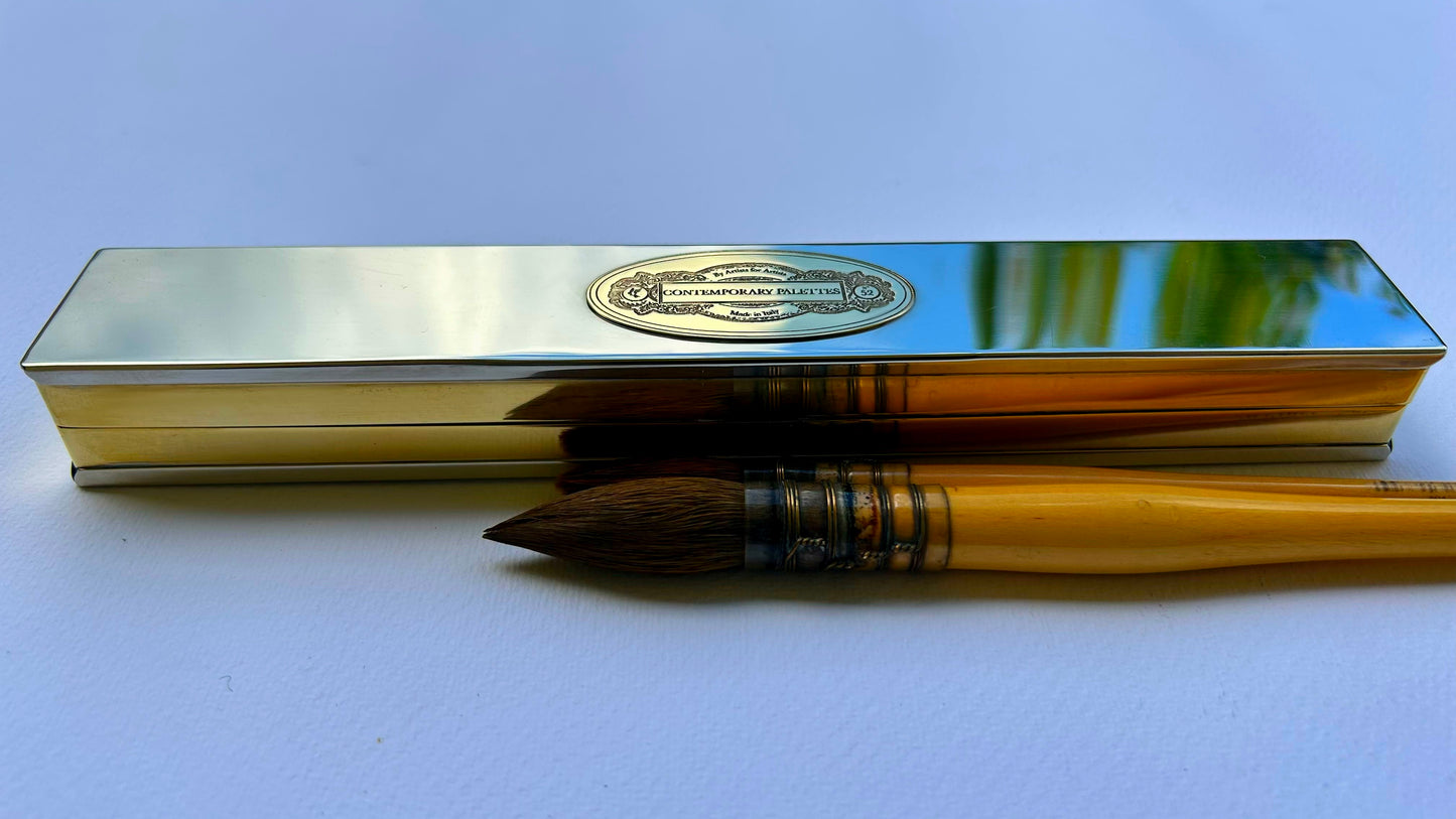Silver Brass Travel Box