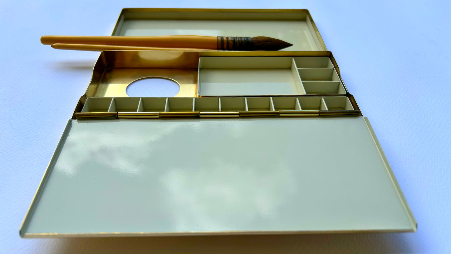 Plain Air Brass Paint Box