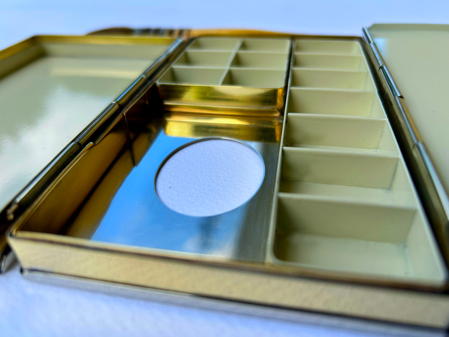 Silver Brass Paint Box