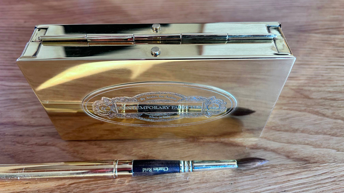 Brass paint box